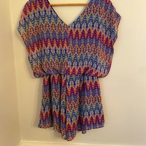 Womens Derek Heart Romper Size M